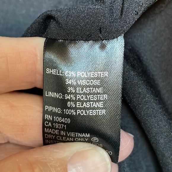 Antonio Melani Herringbone Striped Blazer Jacket - Picture 7 of 8